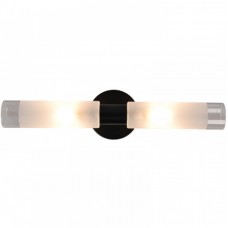 Φωτιστικό Μπάνιου 32cm με 2 ντουί G9 για τοποθέτηση σε Τοίχο σε Μαύρο 1050